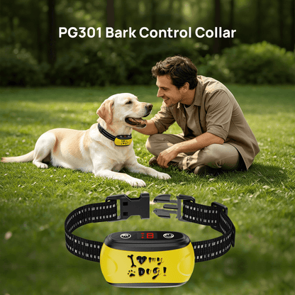 PawGuard Stop Bark Collar PG301 Gentle No-Shock Bark Control for Dogs