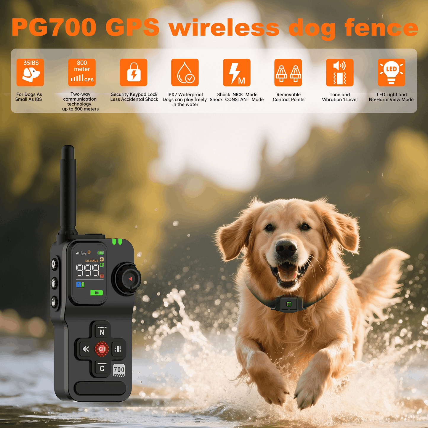 PawGuard 700 GPS Wireless Dog Fence