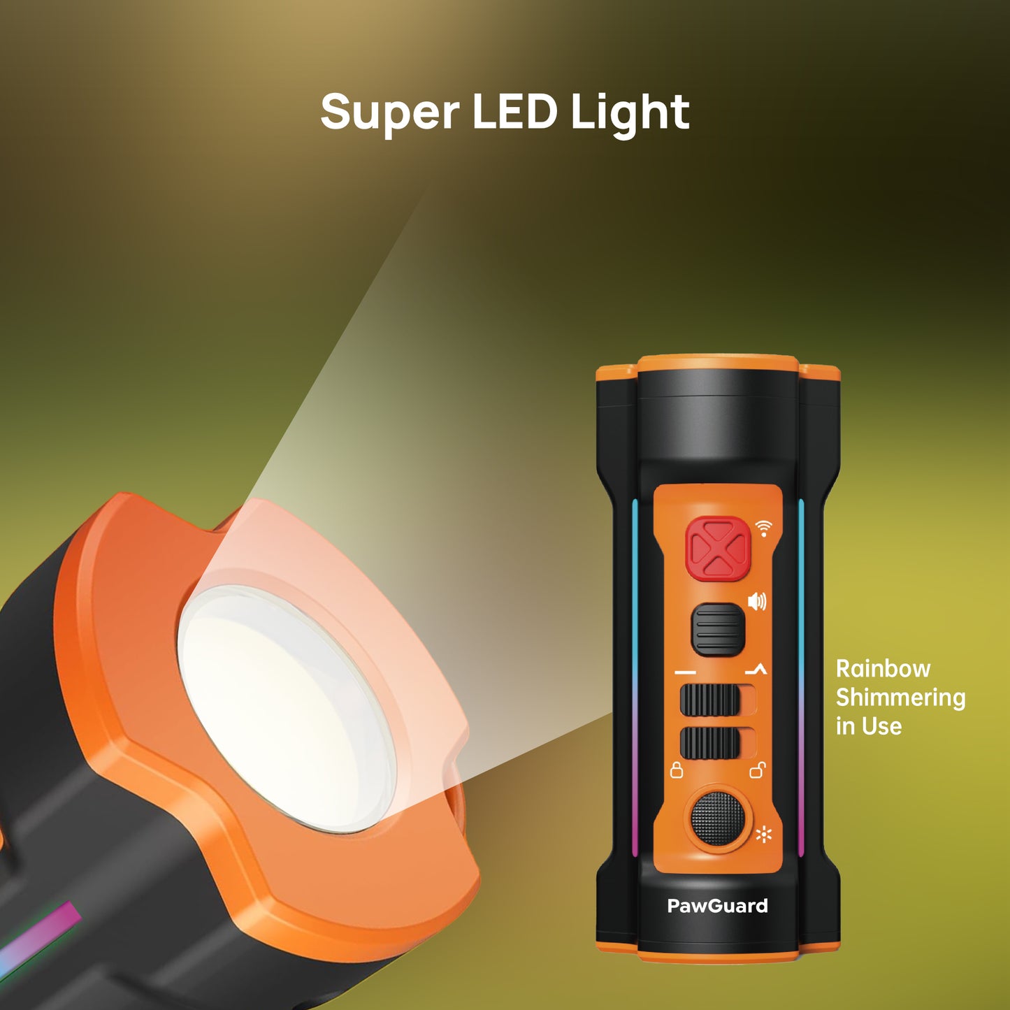 PawGuard UB122 Ultrasonic Bark Control – 3-in-1 Anti-Bark, Flashlight & Laser